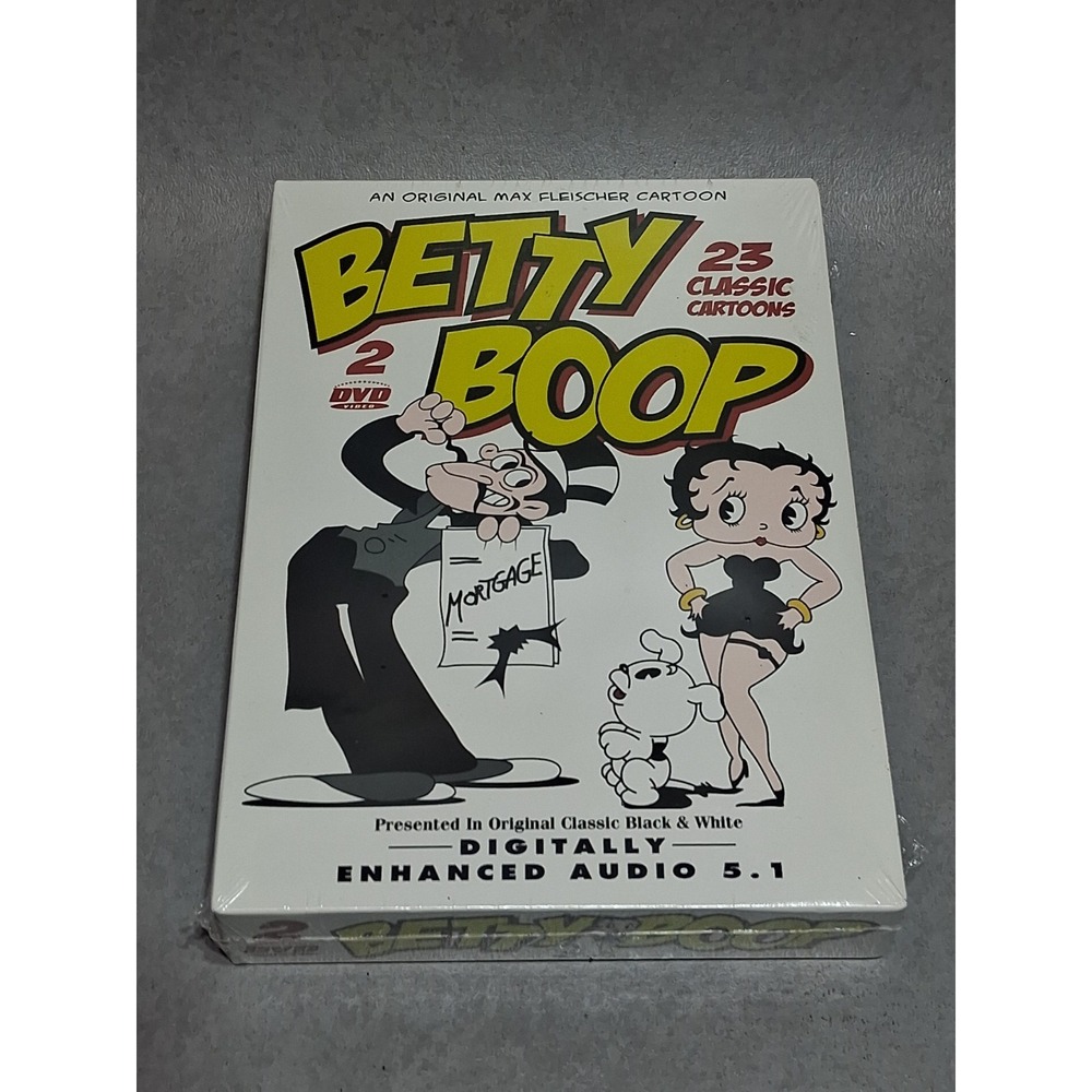 Classic Betty Boop Cartoons (DVD, 2004, 2-Disc Set)  NEW Sealed